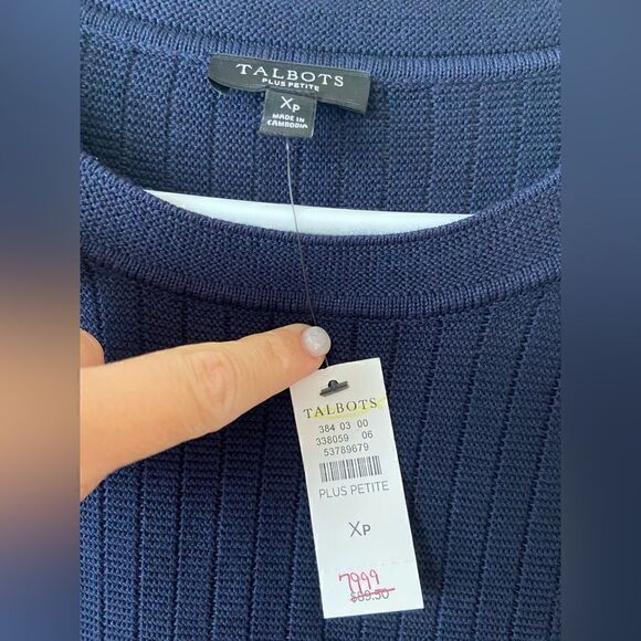 NWT TALBOTS Knit Sweater Women’s Size Xp - Picture 7 of 11